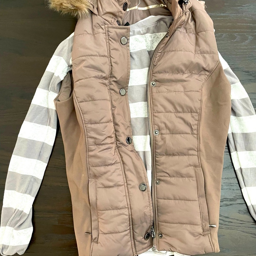 White House Black Market vest and express shirt